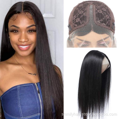 Shmily Virgin Brazilian 30 Inch Straight Body Wave Human Hair Wig Transparent Hd Lace Front Wigs 13X4X1 T Part Human Hair Wig
